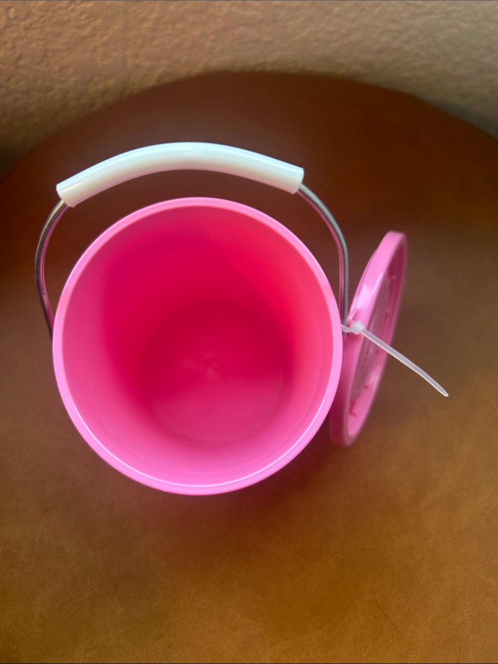 Mini pink Lowe’s bucket - Picture 2 of 3